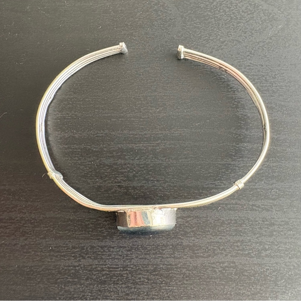 Silver Wire Cuff Bracelet - Picture 4 of 8